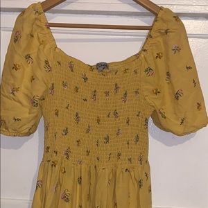 JforJustify spring floral maxi dress with leg slit